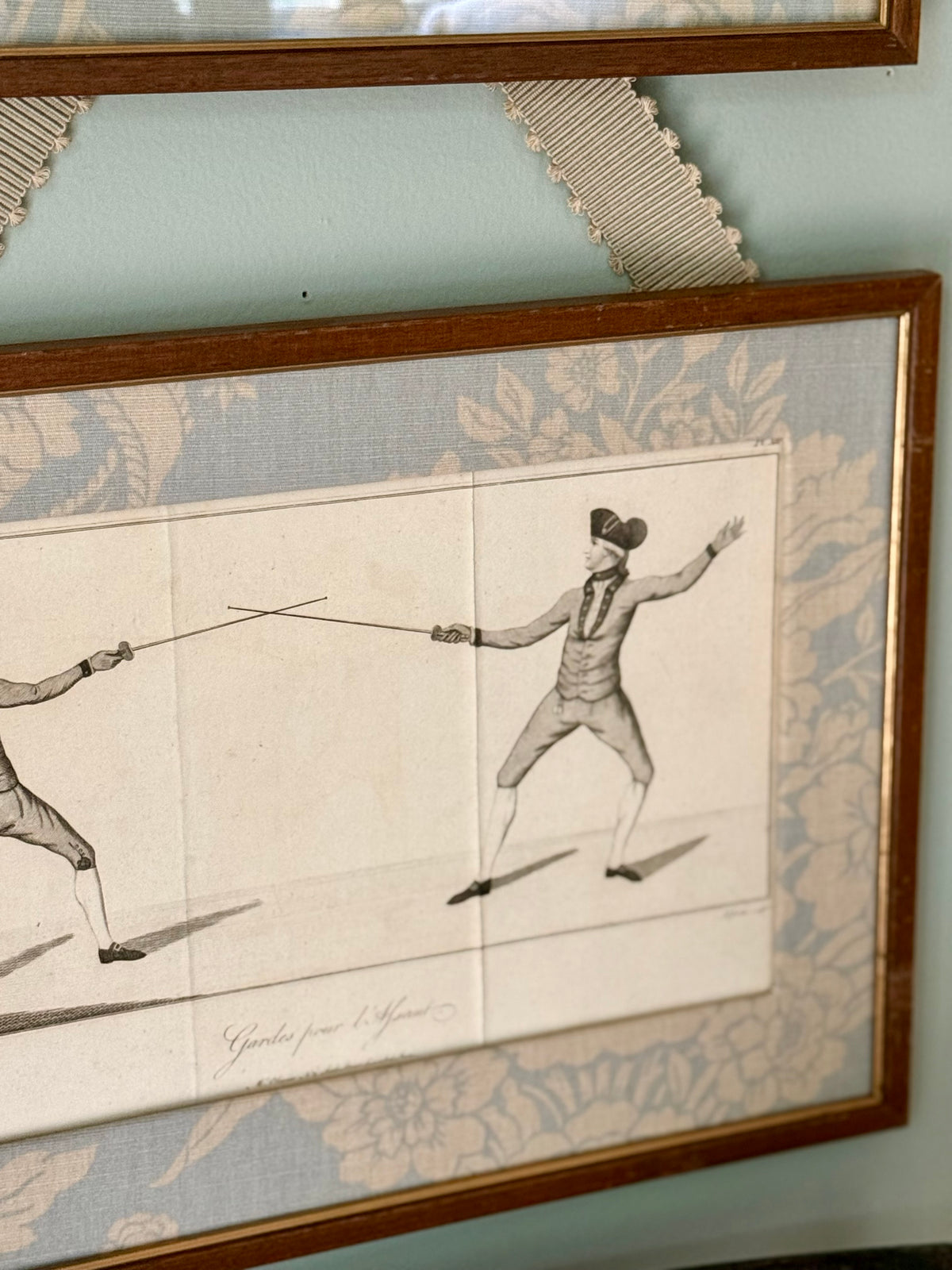 Pair of 18th Century Fencing Engravings