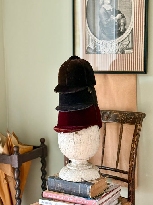 Vintage Velvet Equestrian Helmets