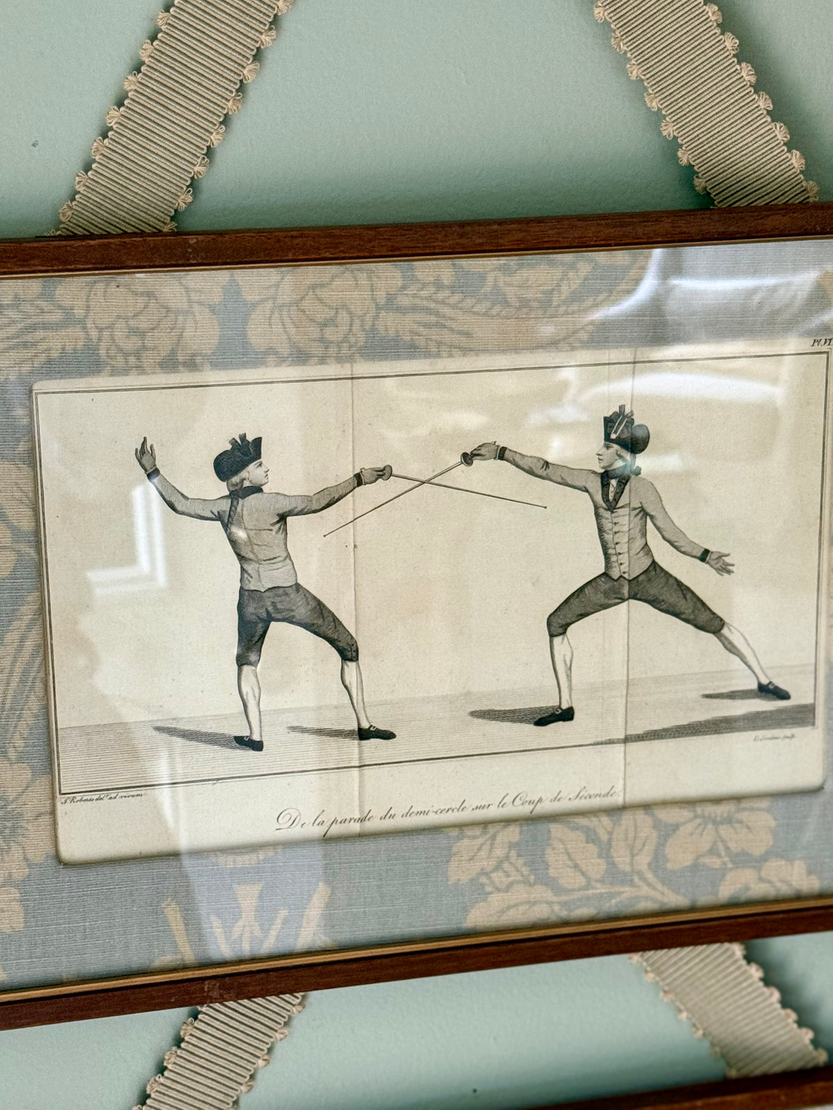 Pair of 18th Century Fencing Engravings