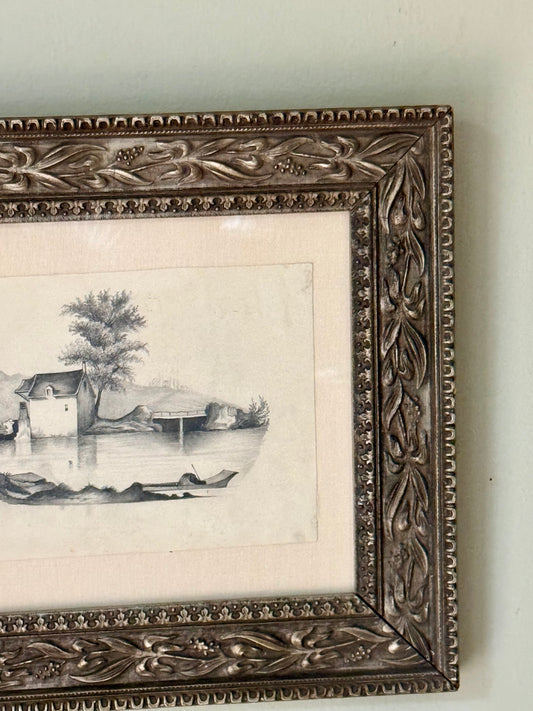 19th Century French Sketch