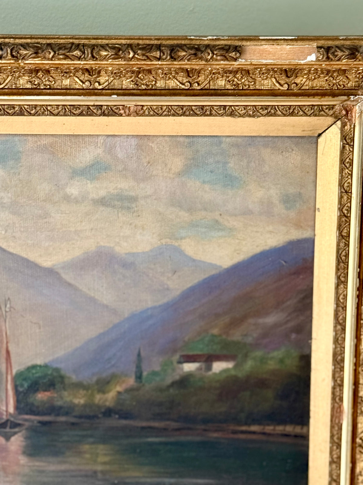 19th Century Bay Painting