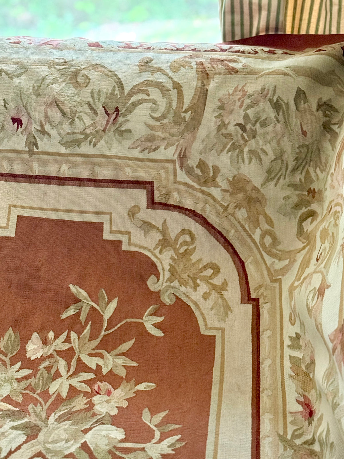 Antique French Aubusson Rug
