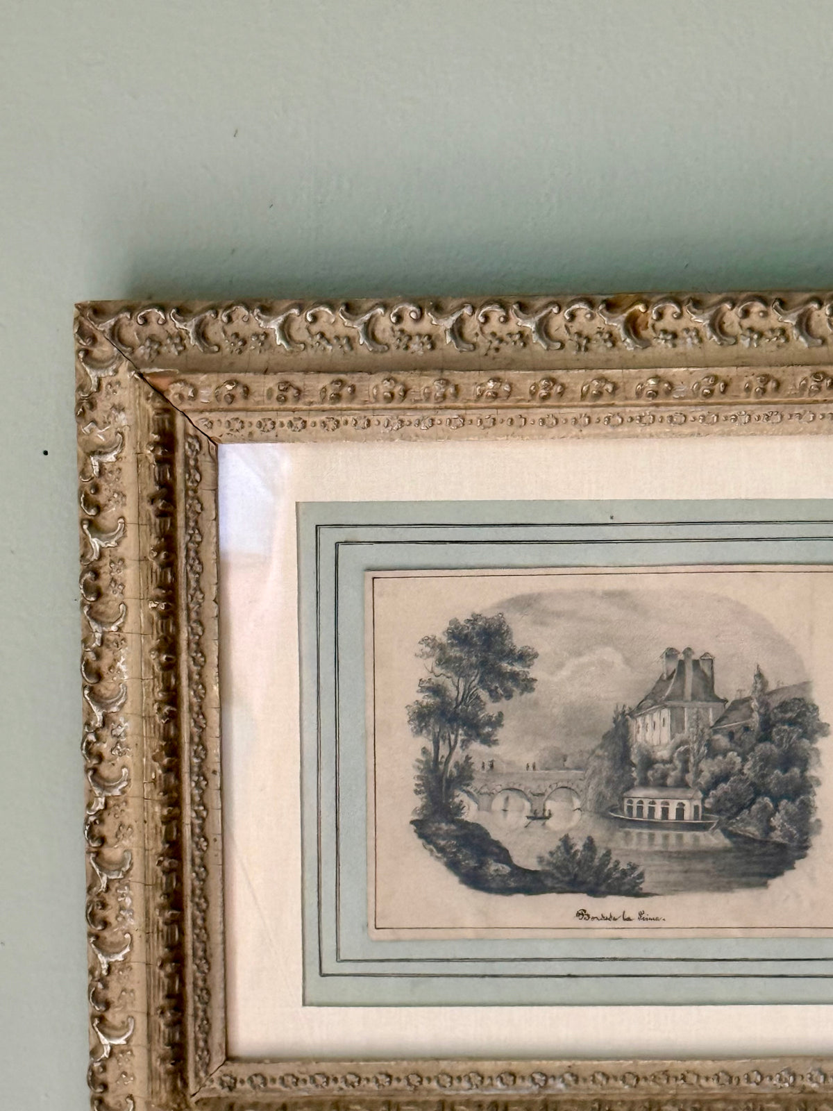 19th Century French Sketch