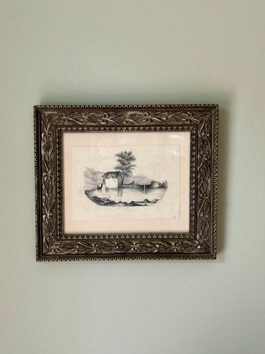 19th Century French Sketch