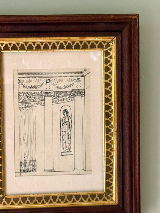 19th Century Ink Drawing