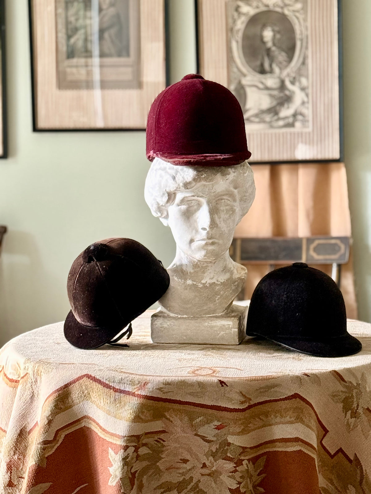 Vintage Velvet Equestrian Helmets