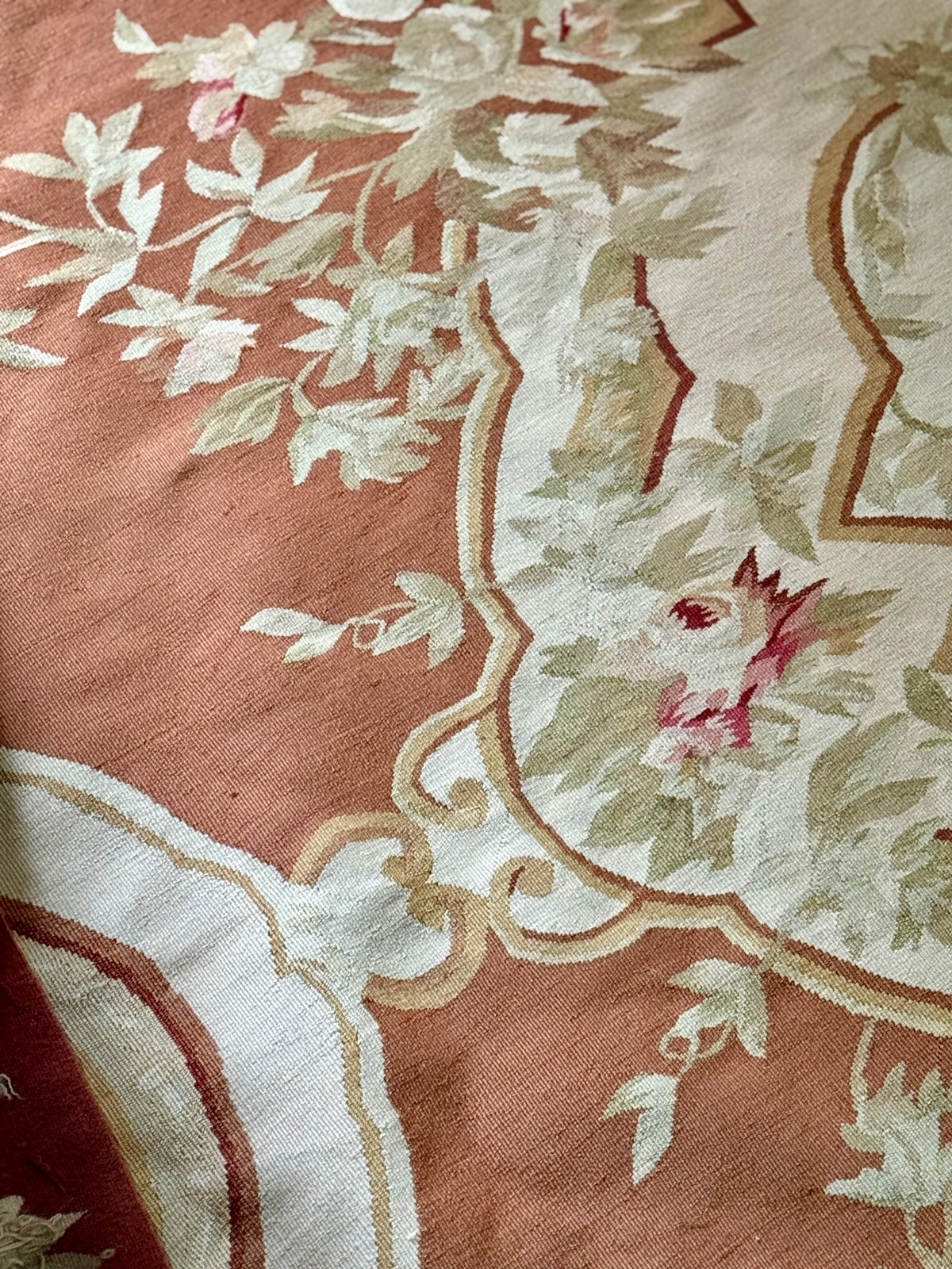 Antique French Aubusson Rug