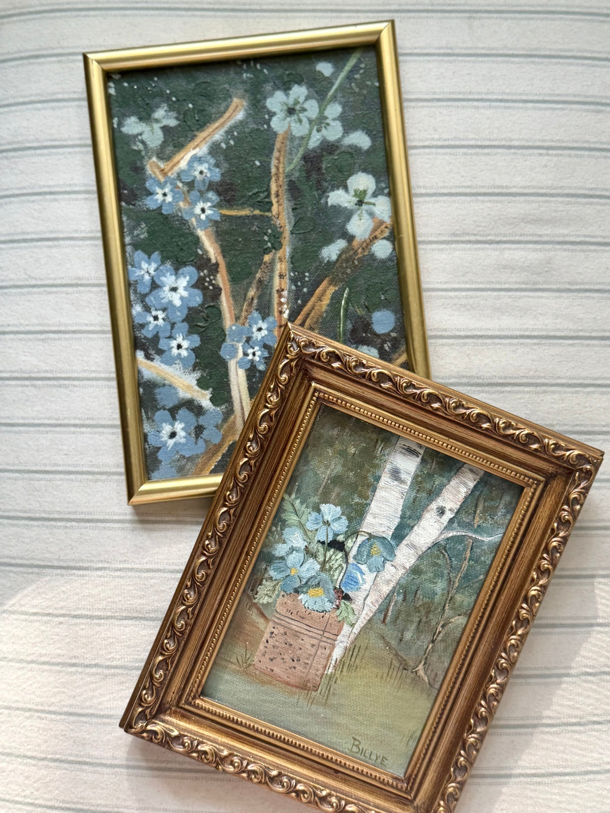 Vintage Original Floral Paintings