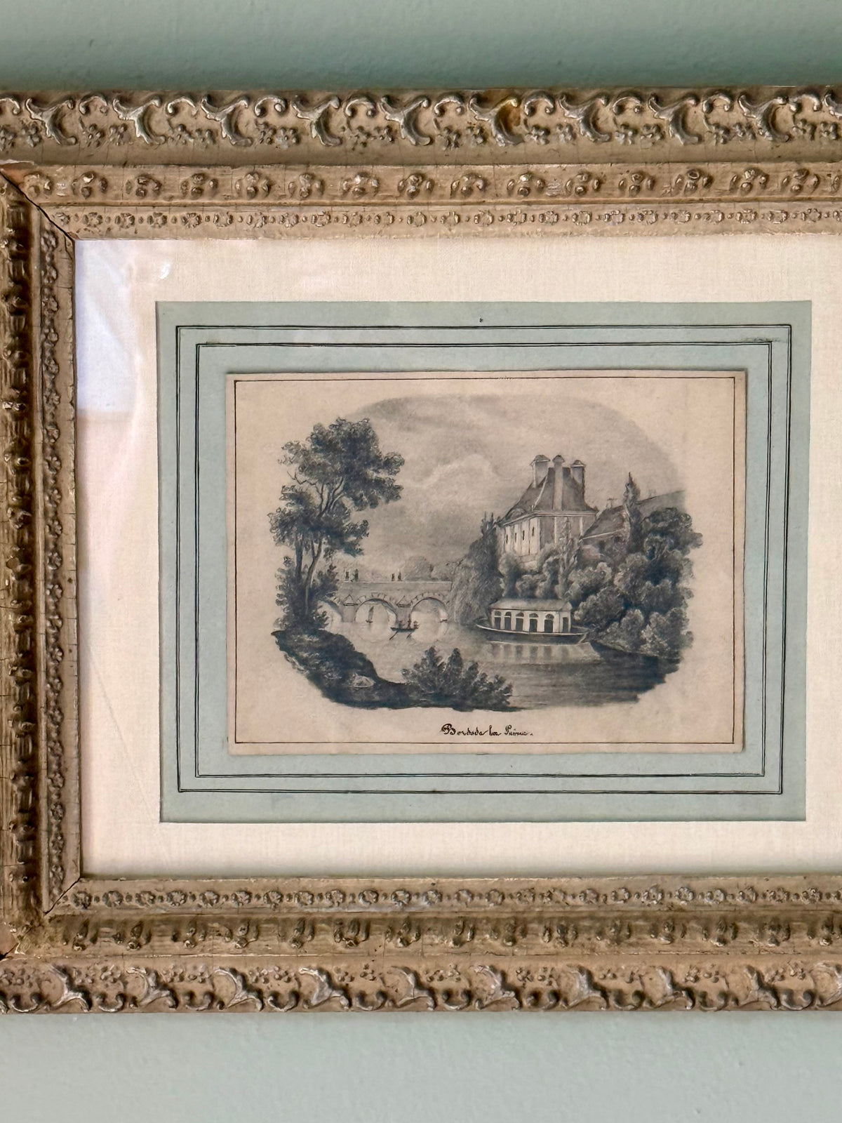 19th Century French Sketch