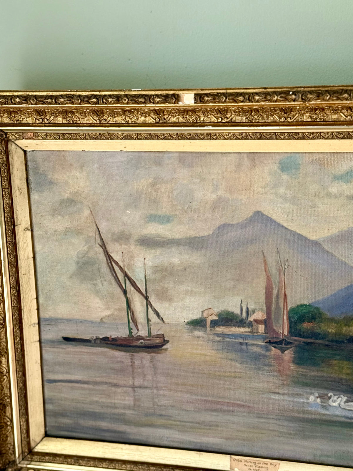 19th Century Bay Painting