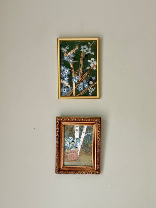 Vintage Original Floral Paintings