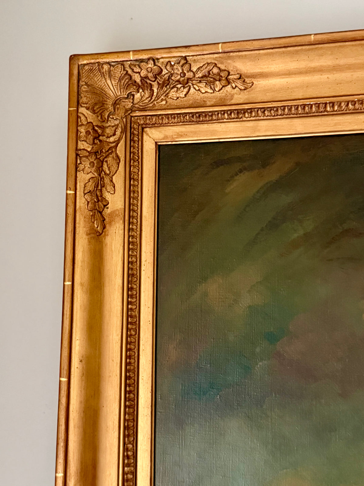 Antique Portrait Oil Painting