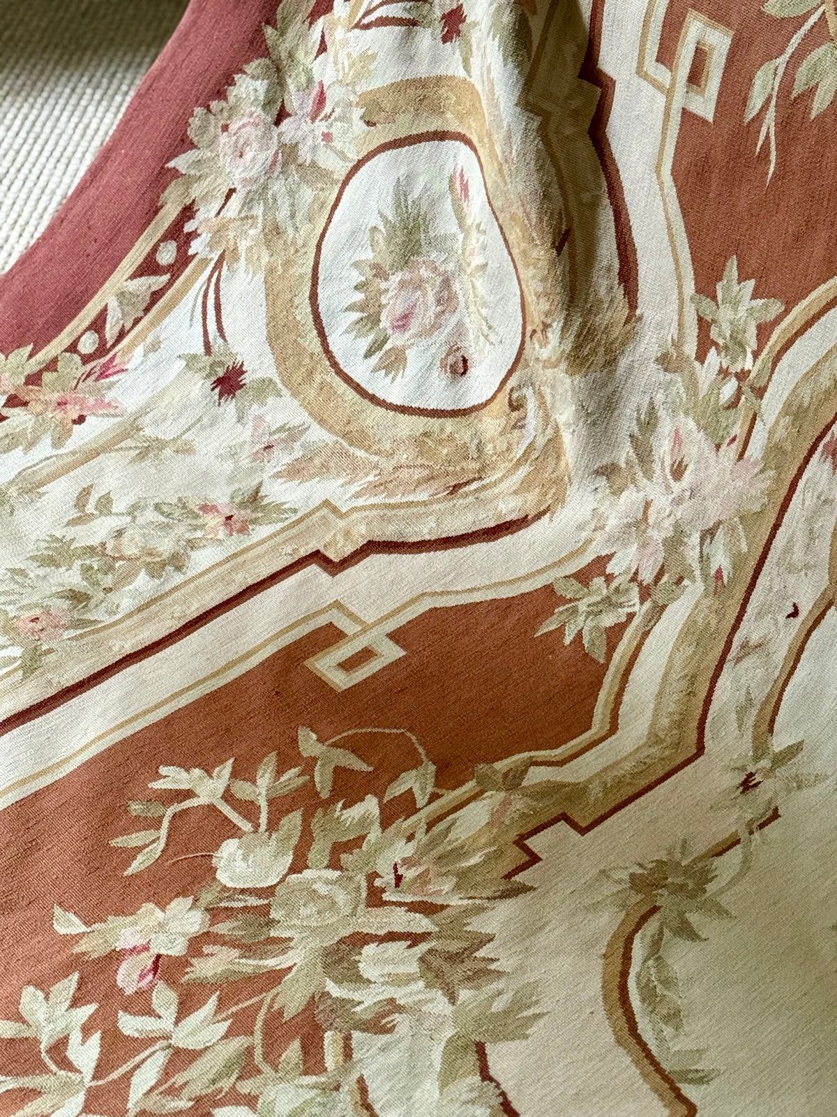 Antique French Aubusson Rug