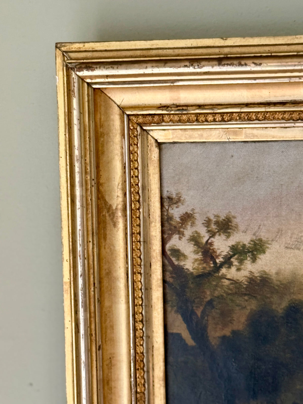 19th Century Castle Oil Painting