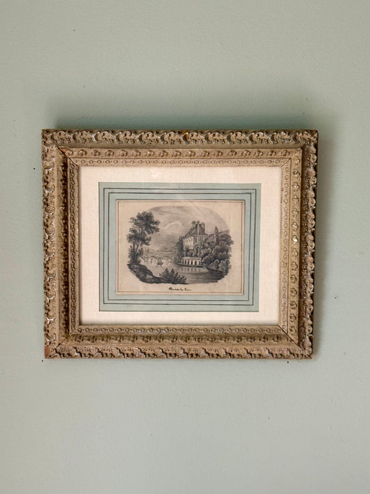 19th Century French Sketch