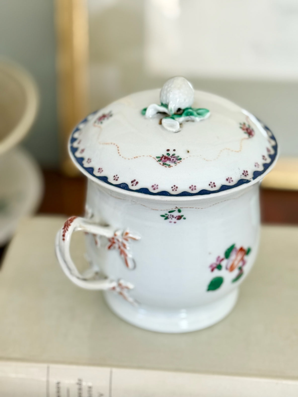 18th Century Chinese Export Sugar Bowl